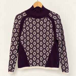 Vintage Just Cavalli Wool Angora Blend Geometric Sweater Vintage 2004